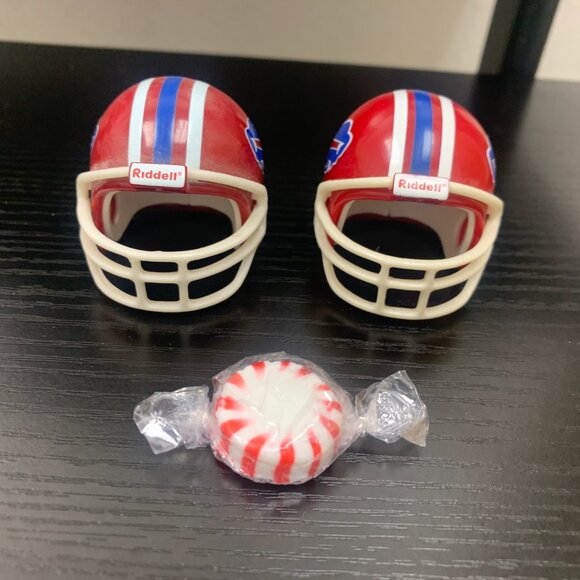 FOOTBALL - 2 Vintage 2000 RIDDELL BUFFALO BILLS pocket pro mini helmets, 2" NFLP - Picture 2 of 7